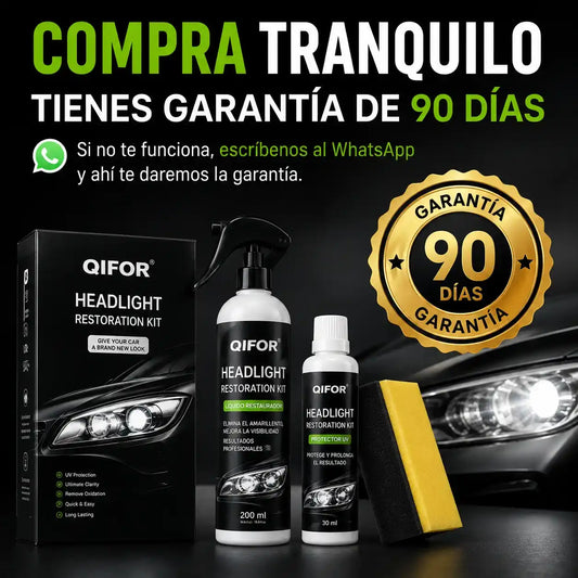 limpia farolas y carro